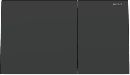 Geberit Drukplaat Geberit Sigma 70 Frontbediening 2-toets Glas Mat Zwart