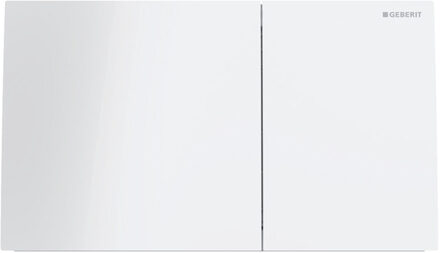 Geberit Drukplaat Geberit Sigma 70 Frontbediening 2-toets Glas Wit