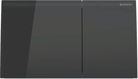 Geberit Drukplaat Geberit Sigma 70 Frontbediening 2-toets Glas Zwart
