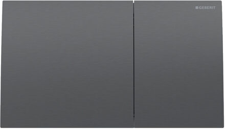 Geberit Drukplaat Sigma 70 Frontbediening 2-toets RVS Zwart Chroom