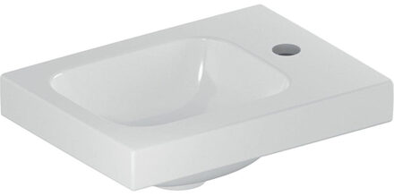 Geberit iCon fontein 1 kraangat rechts 38x28x14cm wit