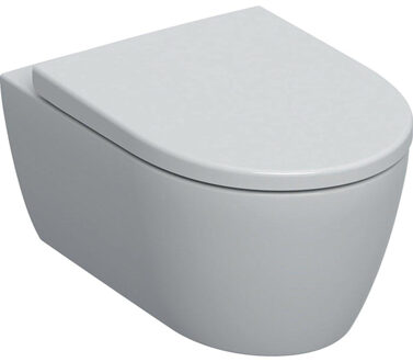 Geberit iCon hangend toilet randloos met softclose zitting wit mat