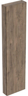 Geberit iCon kast hoog 1 deur ondiep 36x180 cm, noten hickory