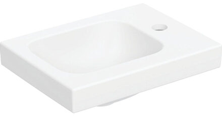 Geberit Icon light fontein 38cm 1 kraangat rechts zonder overloop mat wit 501.830.jt.1 Wit mat