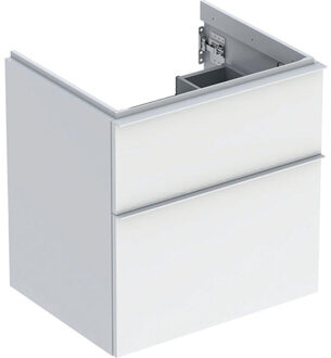 Geberit iCon wastafelonderkast 59.2x61.5x47.6cm 2 lades met softclose Spaanplaat Wit 502.303.01.1