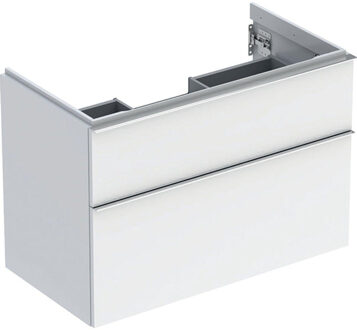 Geberit iCon wastafelonderkast 88.8x61.5x47.6cm 2 lades met softclose Spaanplaat Wit 502.305.01.2