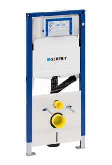 Geberit Inbouwreservoir (ondiep) Geberit Duofix Omega (50x82x14) met geluidsisolatieset front planchetbediend Blauw