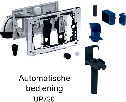 Geberit Module Geurzuivering Duofresh Met Toiletstickhouder Oriëntatielicht Automatische Activering UP720 Sigma 8 Achterplaat Antracietgrijs of