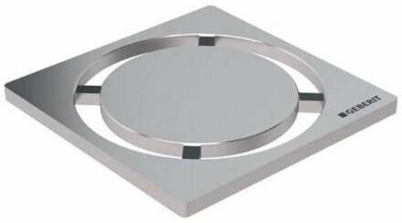 Geberit Putrooster Geberit Design voor Vloerput Douche Rond 8x8cm RVS