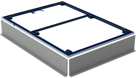 Geberit Setaplano montageframe 6 poten 120 x 80cm blauw 154.464.00.1