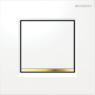 Geberit Type30 urinoir bedieningspaneel, wit goud