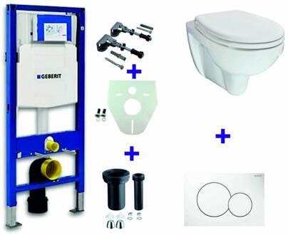 Geberit UP-320 + Trevi one pack + Sigma 01 wit