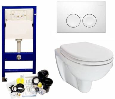 Geberit Up100 Toiletset 26 Aqua Splash Trevi Compact Met Bril En Drukplaat