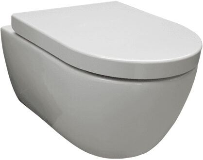 Geberit UP100 Toiletset set31 Sanilux Easy Flush Randloos 48cm compact met Delta drukplaat