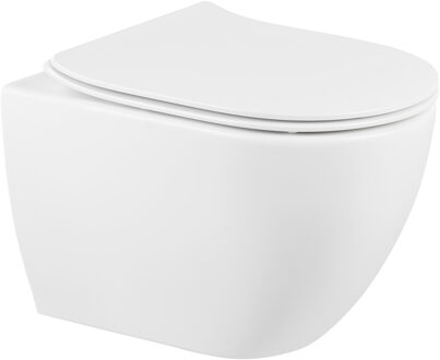 Geberit UP320 Set70 Sanindusa Sanibold Wandtoilet Rimless Softclose met Sigma Drukplaat Wit