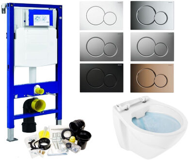Geberit UP320 set78 Randloos Sigma 01 Verschillende kleuren