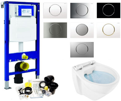 Geberit UP320 set78 Randloos Sigma 10 Verschillende kleuren