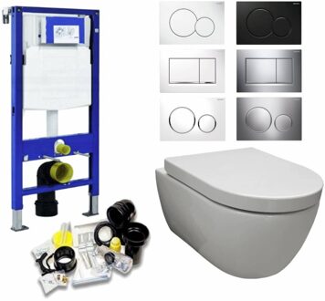 Geberit Up320 Toiletset 08 Aqua Royal Easyflush Rimfree 48 cm Compact Met Sigma Drukplaat
