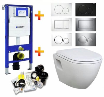 Geberit Up320 Toiletset 28 Creavit Tp325 Wit Met Softclose Zitting