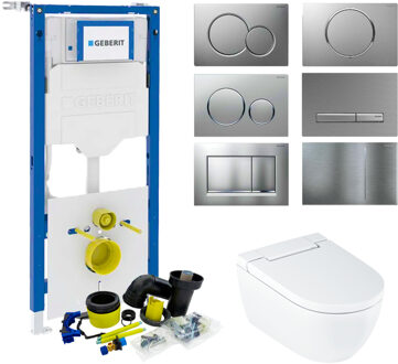 Geberit up320 Toiletset Geberit AquaClean Alba | Douche WC | Wit | Sigma Drukplaat