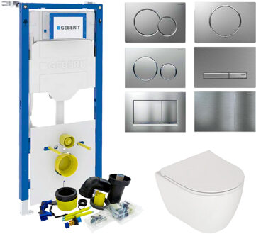Geberit UP320 Toiletset set64 Plieger Lima met Sigma Drukplaat