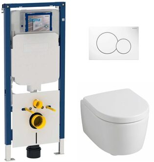 Geberit UP720 toiletset met Geberit iCon Rimfree toilet en softclose zitting