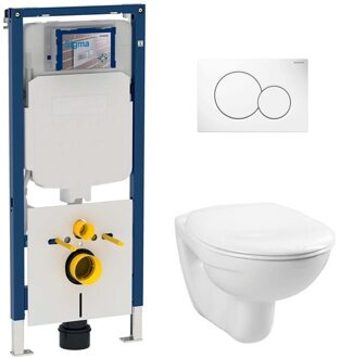 Geberit UP720 toiletset met Plieger Basic toilet en standaard zitting