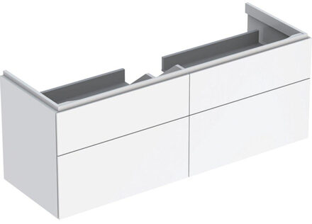 Geberit Xeno2, Wastafelonderbouwkast, 4x lade, spaanplaat, 530 x 1374 x 462mm (HxBxD), wit