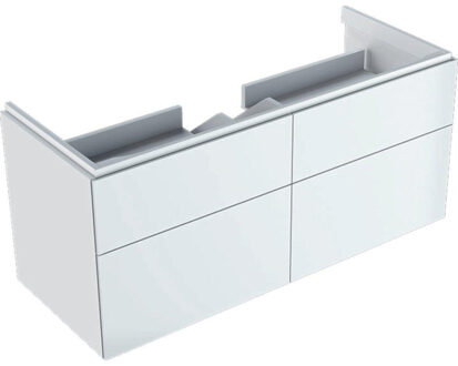 Geberit Xeno2 wastafelonderkast 4 laden 117,4x46,2cm glans wit