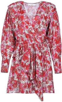 Gebloemde jurk Madea  roze - L (FR 42),