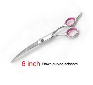 Gebogen Blade Gromming Schaar voor Honden/Katten Rvs Hond Kat Snijden Haar Schaar Huisdier Producten 4