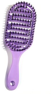 Gebogen Geventileerde Professionele Detangling Kam Draagbare Thuis Massage Hair Brush Styling Tools Sneldrogende Kapper Kapsalon C