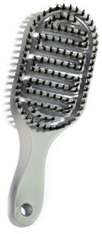 Gebogen Geventileerde Professionele Detangling Kam Draagbare Thuis Massage Hair Brush Styling Tools Sneldrogende Kapper Kapsalon