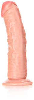 Gebogen Realistische Dildo met Zuigcup - 6 / 15,5 cm