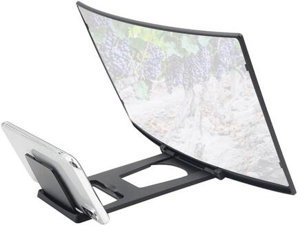 Gebogen Scherm Mobiele Telefoon Versterker Gebogen Vergrootglas Oogbescherming 3D Screen Versterker Mobiele Telefoon Vergrootglas