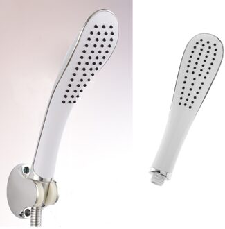 Gebogen Stijlvolle Abs Douche Sproeikop Handheld Douchekop Waterbesparende Douchekop Nieuw Type Chrome Regenval Hoofd R06