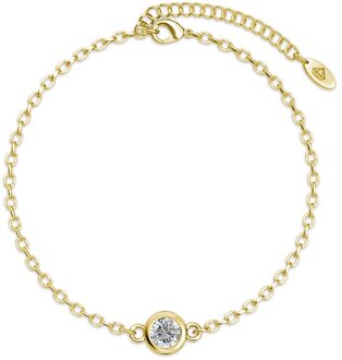 Geboortesteen armbanden - Goud, kristal en groen