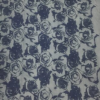 Geborduurde Crinkle Zijde Georgette Gaas Stof De Achtergrond Is Pure Zijde, SCG693 1 Yard