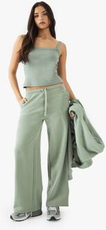 Geborduurde Jogger Met Rechte Pijpen, Sage