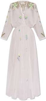Geborduurde jurk Forte Forte , White , Dames - M,S,Xs