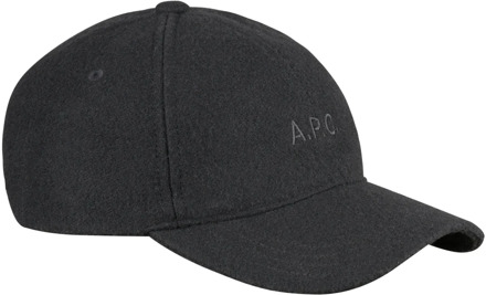 Geborduurde Logo Baseball Cap A.p.c. , Black , Dames - 58 Cm,56 Cm,60 CM