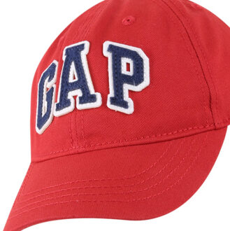 Geborduurde logo pet 282071 voor jongens en meisjes Rood
