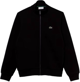 Geborduurde logo rits sweatshirt - Zwart Lacoste , Black , Heren - Xl,L,M,S,Xs