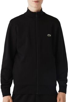 Geborduurde logo rits sweatshirt - Zwart Lacoste , Black , Heren - Xl,L,M
