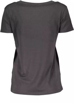 Geborduurde Logo T-shirt Donkergrijs - XS