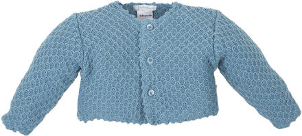 Gebreid tricot jack 3644NUW17 baby Blauw - 9M / 74cm