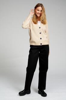 Gebreid vest - Beige - L