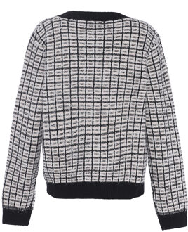 Gebreid vest Dames wolwit - maat XL/2XL Gebroken wit