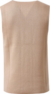 gebreid vest - maat L Camel