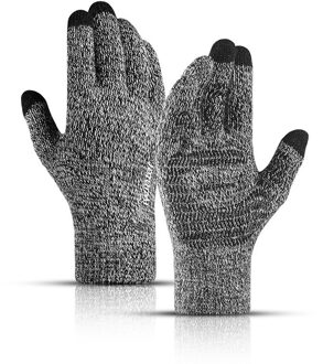 Gebreide Handschoenen, Mannen Herfst En Winter Handschoenen, Vrouwen Verdikte Warmte, koppels Wol En Fluwelen Antislip 2